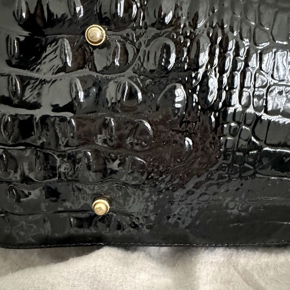 Brahmin Medium “Julian” Croc-Embossed Leather Bag - Picture 7 of 16
